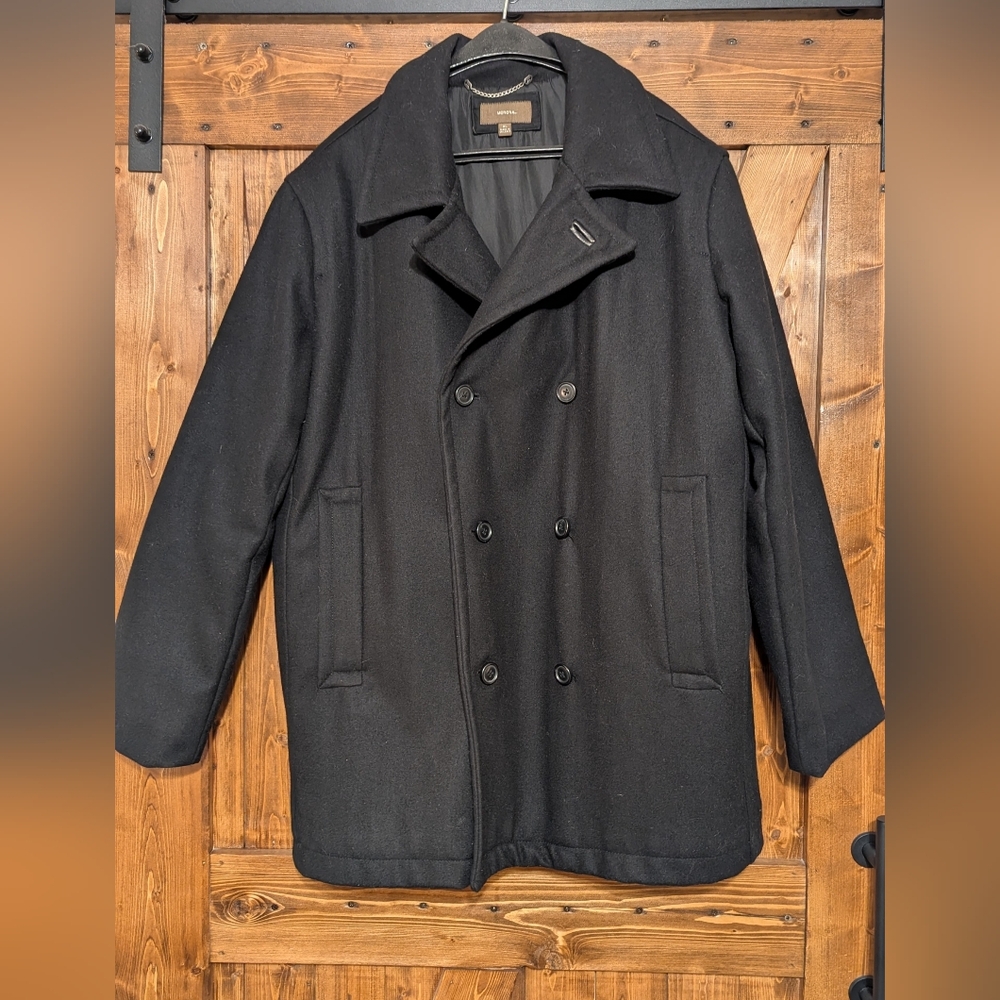 Merona Classic Black Pea Coat